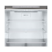 LG French Door Fridge, Prime Silver, LG ThinQ™,  Inverter Linear Compressor, compartment view, GR-B22FFLZB, thumbnail 10