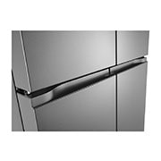 LG French Door Fridge, Prime Silver, LG ThinQ™,  Inverter Linear Compressor, handle view, GR-B22FFLZB, thumbnail 11