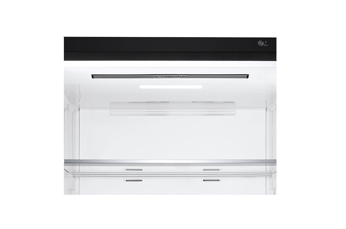 LG Bottom Mount Refrigerator, Inverter Compressor, Multi AirFlow, Matte Black , Drawer with food, GR-F589BQCM, thumbnail 5
