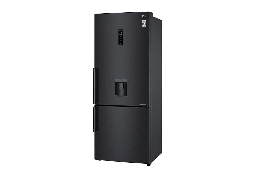 LG Bottom Mount Refrigerator, Inverter Compressor, Multi AirFlow, Matte Black , Right view, GR-F589BQCM, thumbnail 13