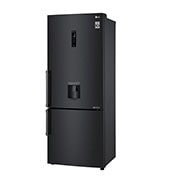 LG Bottom Mount Refrigerator, Inverter Compressor, Multi AirFlow, Matte Black , Right view, GR-F589BQCM, thumbnail 13
