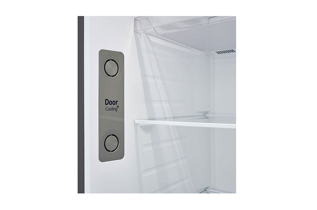 LG New Smart Inverter™, Top Freezer Fridge, LinearCooling™, DoorCooling+™, detail view of temperature control knob, GR-B652PGFK, thumbnail 4