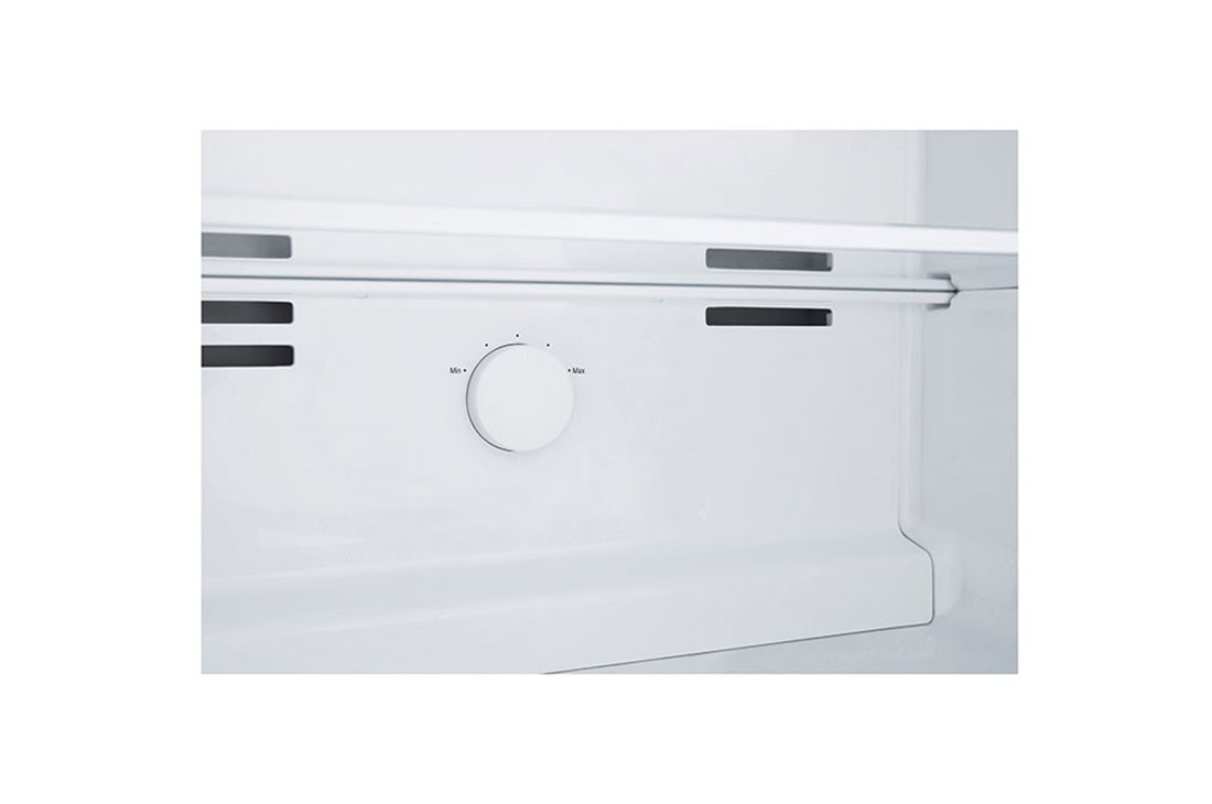 LG New Smart Inverter™, Top Freezer Fridge, LinearCooling™, DoorCooling+™, top freezer opened with spaceplus ice system attached and food stored, GR-B652PGFK, thumbnail 5