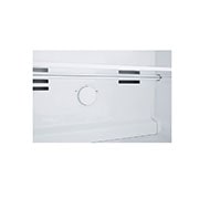 LG New Smart Inverter™, Top Freezer Fridge, LinearCooling™, DoorCooling+™, top freezer opened with spaceplus ice system attached and food stored, GR-B652PGFK, thumbnail 5