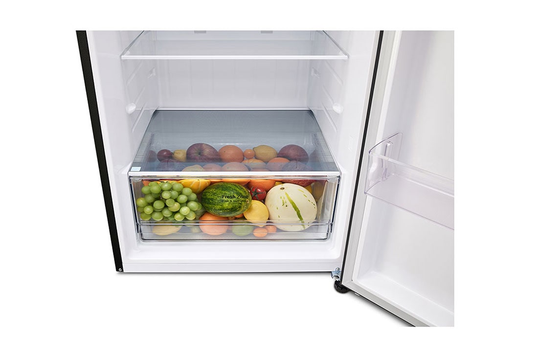 LG New Smart Inverter™, Top Freezer Fridge, LinearCooling™, DoorCooling+™, detail view of fresh 0 zone, GR-B642PGFK, thumbnail 9