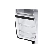 LG 349L Bottom Freezer Refrigerator, Beige glass, InstaView™, LinearCooling™, close up view of drawer of  bottom freezer refrigerator at the freezer part., GR-V479QGKW, thumbnail 12