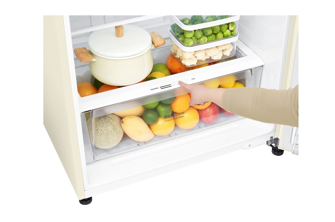 LG Top Freezer Refrigerator Dark Silver, Linear and Door Cooling, Smart Inverter Compressor, Multi Air Flow, GN-C752HVCM, GN-C752HVCM, thumbnail 7