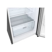 LG 243L Top Freezer Refrigerator in Platinum Silver, Smart Inverter, Humidity Control, sdrawyer, GR-B355PLMB, thumbnail 6