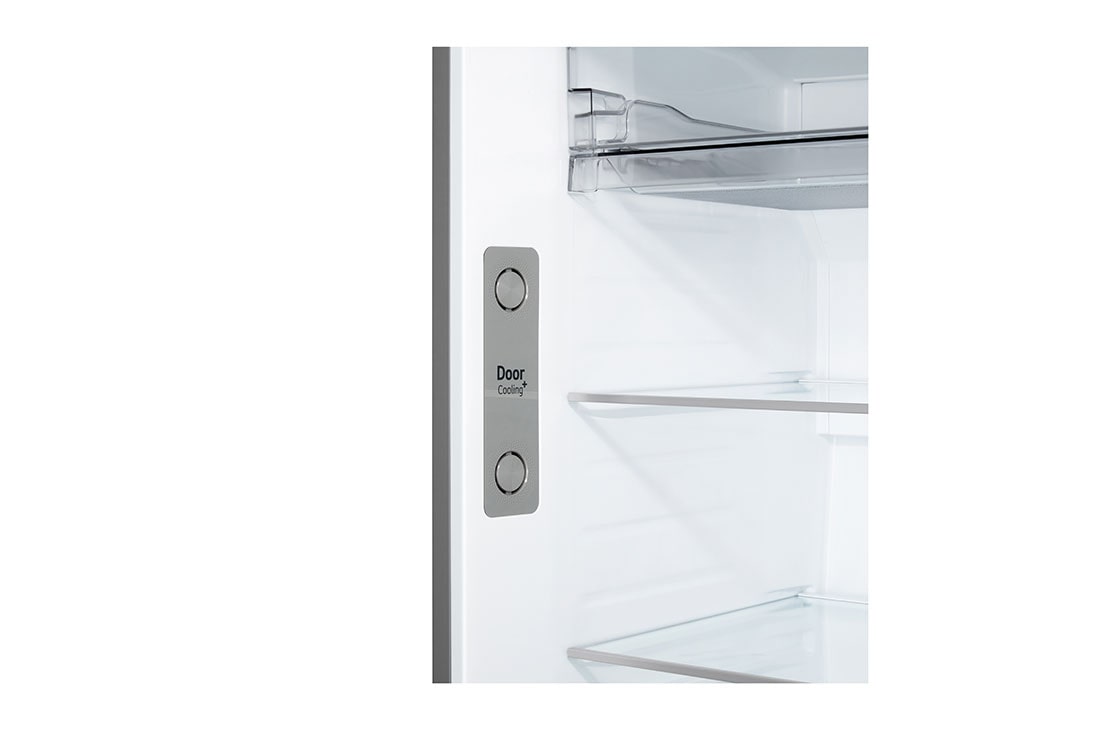 LG 612L Top Freezer Fridge with Smart Inverter Compressor, DoorCooling⁺™, LinearCooling™ and LG ThinQ, Silver, Touch control panel on refrigerator door, LTB852PFBQ, thumbnail 6
