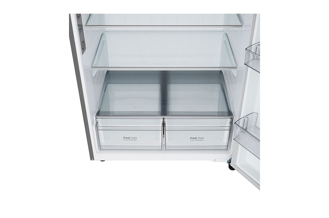 LG 612L Top Freezer Fridge with Smart Inverter Compressor, DoorCooling⁺™, LinearCooling™ and LG ThinQ, Silver, Detailed close-up of the dispenser, LTB852PFBQ, thumbnail 7
