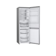 LG 344L NatureFRESH™ Fridge with LinearCooling™, DoorCooling+™, Smart Inverter Compressor™, Metal Fresh™ in Prime Silver, left side open1, GR-B459FMFW, thumbnail 6