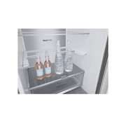 LG 344L NatureFRESH™ Fridge with LinearCooling™, DoorCooling+™, Smart Inverter Compressor™, Metal Fresh™ in Prime Silver, folding shelf1, GR-B459FMFW, thumbnail 9