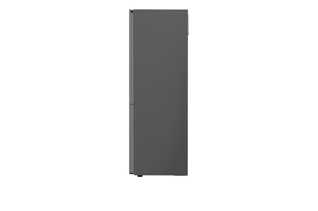 LG 344L NatureFRESH™ Fridge with LinearCooling™, DoorCooling+™, Smart Inverter Compressor™, Metal Fresh™ in Prime Silver, side view, GR-B459FMFW, thumbnail 14