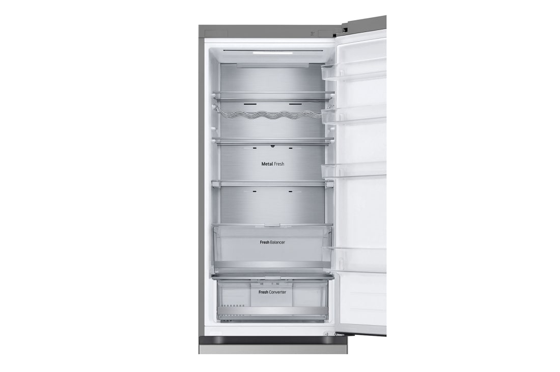 LG 387L NatureFRESH™ Fridge with LinearCooling™, DoorCooling+™, Smart Inverter Compressor™, Metal Fresh™ in Prime Silver, Deatil view, GR-B509FMFW, thumbnail 7