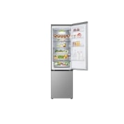 LG 387L NatureFRESH™ Fridge with LinearCooling™, DoorCooling+™, Smart Inverter Compressor™, Metal Fresh™ in Prime Silver, Front top door open, GR-B509FMFW, thumbnail 10