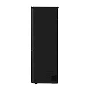 LG 344L NatureFRESH™ Refrigerator with Smart Inverter Compressor™, Essence Matte Black, Side view, GR-B459FQFW, thumbnail 10