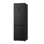 LG 344L NatureFRESH™ Refrigerator with Smart Inverter Compressor™, Essence Matte Black, Left side view, GR-B459FQFW, thumbnail 9