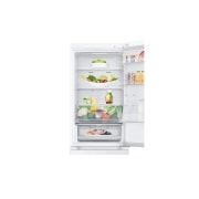 LG 344L NatureFRESH™ Fridge with LinearCooling™, DoorCooling+™, Smart Inverter Compressor™ in Super White, front open, GR-B459FQFW, thumbnail 6