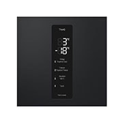 LG 387L NatureFRESH™ Refrigerator with Smart Inverter Compressor™, Essence Matte Black, Panel view, GR-B509FQFW, thumbnail 5
