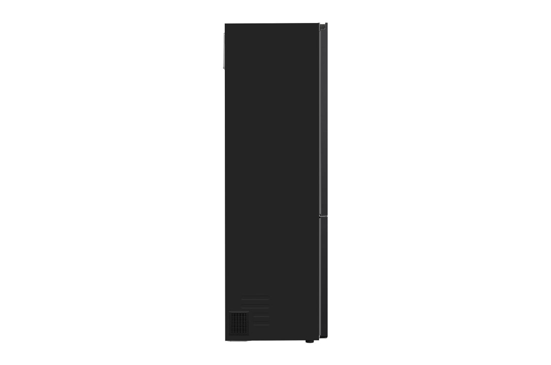 LG 387L NatureFRESH™ Fridge with LinearCooling™, DoorCooling+™, Smart Inverter Compressor™, Metal Fresh™ in Essence Matte Black, side view, GR-B509FQFW, thumbnail 10