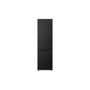 LG 387L NatureFRESH™ Fridge with LinearCooling™, DoorCooling+™, Smart Inverter Compressor™, Metal Fresh™ in Essence Matte Black, front view, GR-B509FQFW, thumbnail 1