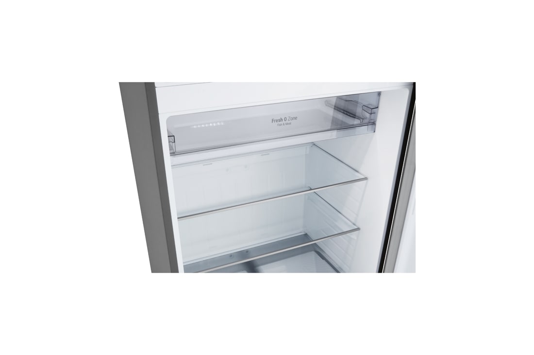 LG 609L Top Freezer Fridge with Smart Inverter Compressor, DoorCooling⁺™, LinearCooling™ and LG ThinQ, Silver, Refrigerator compartment, LTB842PFBQ, thumbnail 3