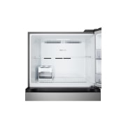 LG 609L Top Freezer Fridge with Smart Inverter Compressor, DoorCooling⁺™, LinearCooling™ and LG ThinQ, Silver, Interior view of freezer, LTB842PFBQ, thumbnail 4