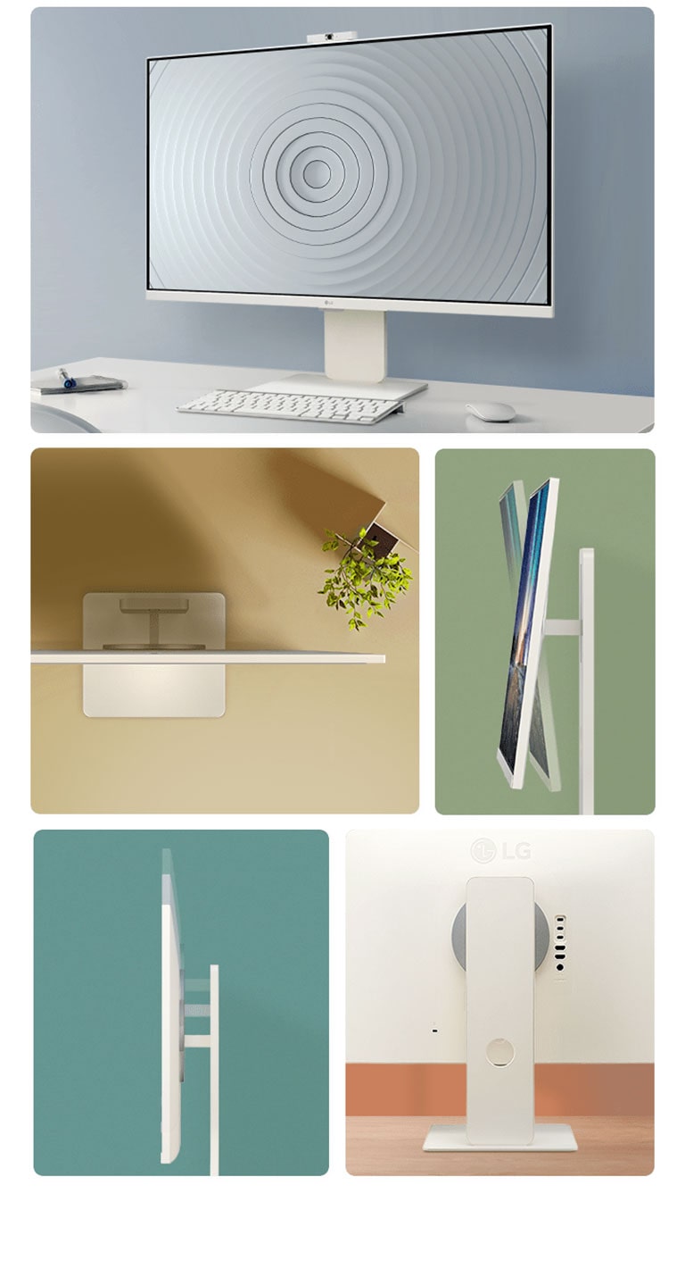 Stylish space-saving design.