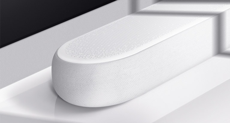 Each left end side of 3 soundbars