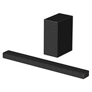 LG SP7 | 5.1ch | 440W | Dolby Digital , diagonal view of soundbar and subwoofer, SP7, thumbnail 2