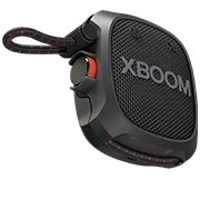 LG XBOOM Go XG2TBK Mini compact Speaker with military grade toughness, 2024 , Left top view, XG2TBK, thumbnail 4