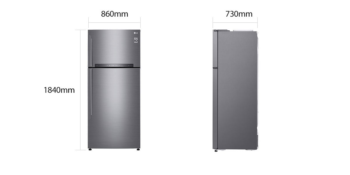 LG 842 Liter Top Mount Refrigerator GRH842HLHL 