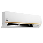LG DUALCOOL Inverter AC, 18000 BTU Heat and Cool, Split Air Conditioner with Wi-Fi (Smart ThinQ) & 4 way swing, 50/60Hz, -30 left side open view, I27TNH, thumbnail 4