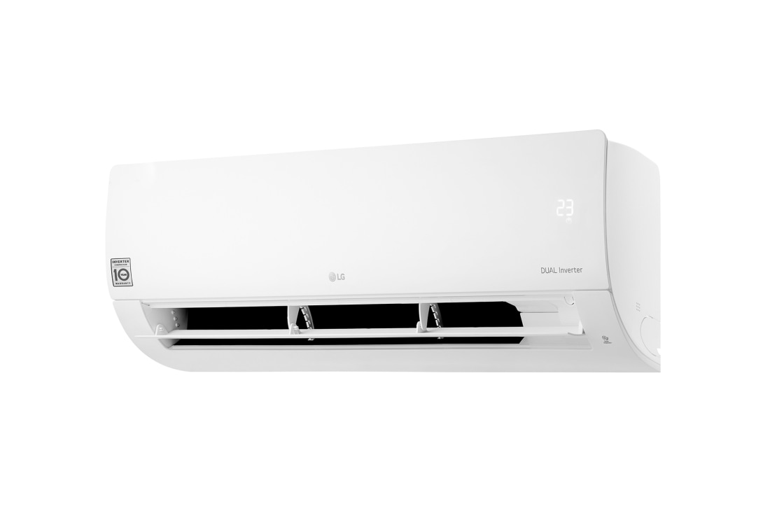 LG Air Conditioner 1.5 Ton - Split DUALCOOL AC, Wifi, Left side with vents open, I23TNC, thumbnail 4