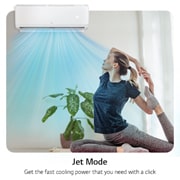 LG 2024 1.5 Ton Split AC with Rotary Compressor, Wifi, Jet Mode, T18ZCA, thumbnail 8