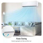 LG 2024 1.5 Ton Split AC with Rotary Compressor, Wifi, Auto Swing, T18ZCA, thumbnail 9