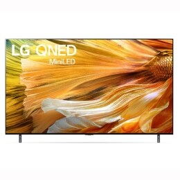 A front view of the LG QNED TV2