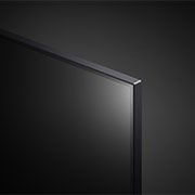 LG QNED85 Series, 55 inch MiniLED 4K SmartTV, 2023, close-up view of bezel, 55QNED856RA, thumbnail 6