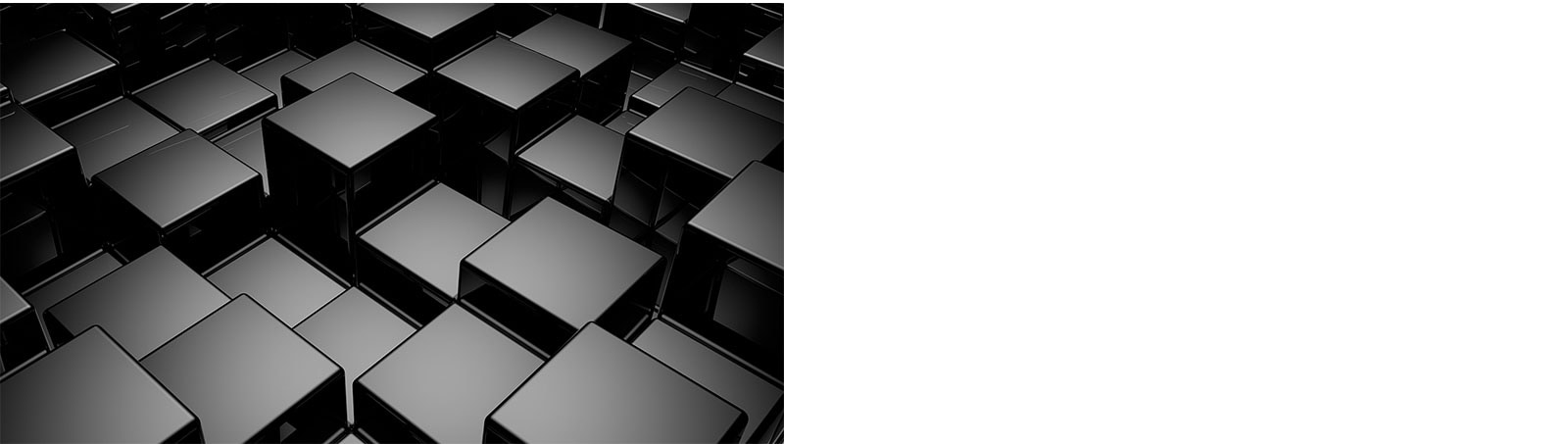 Gray cubes with different heights are placed randomly.