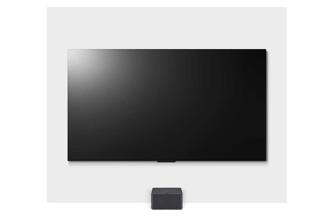 LG 77-Inch Wireless OLED evo M3 TV, front view, OLED77M36LA