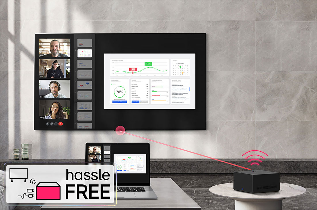 LG 77-Inch Wireless OLED evo M3 TV, hossle free view, OLED77M36LA, thumbnail 13