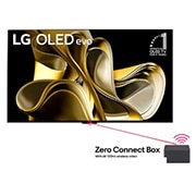 LG 77-Inch Wireless OLED evo M3 TV, front view, OLED77M36LA, thumbnail 1