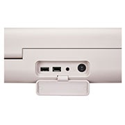 LG 2023 StanbyME Go carry bag design 27'' FHD screen, Close-up of the control panel, 27LX5QKNA, thumbnail 11