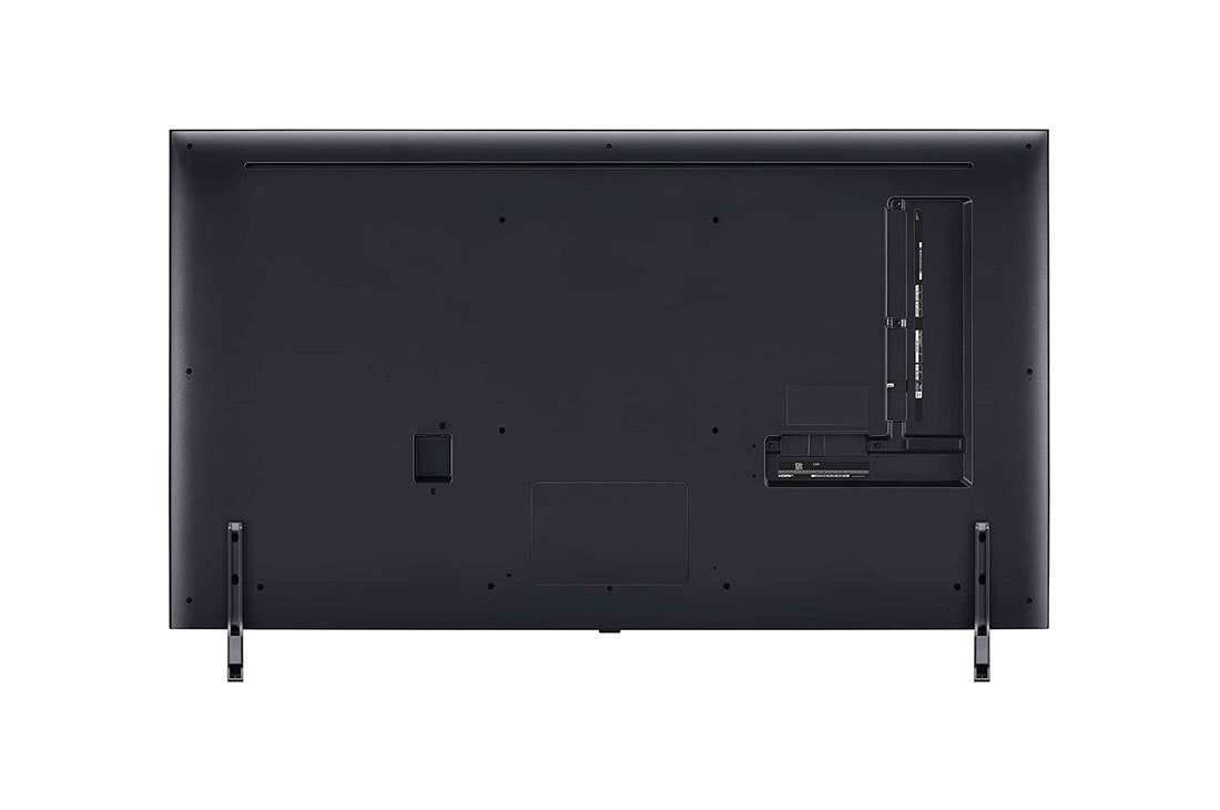 LG 55 Inch LG QNED QNED80 4K Smart TV AI Magic remote HDR10 webOS24 2024, Rear view of LG QNED TV, QNED80, 55QNED80T6B, thumbnail 6