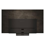 LG 77 Inch LG OLED evo C4 4K Smart TV AI Magic remote Dolby Vision webOS24 2024, Rear view of LG OLED evo TV, OLED C4, OLED77C46LA, thumbnail 8