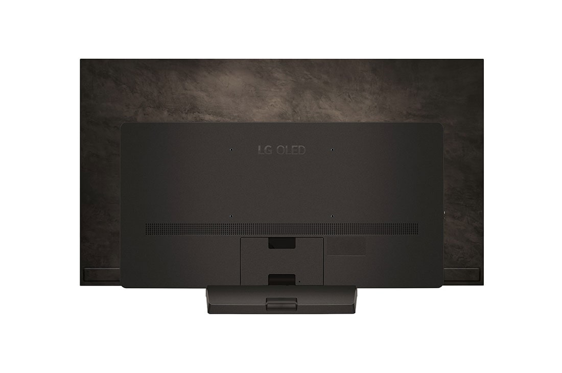 LG 55 Inch LG OLED evo C4 4K Smart TV AI Magic remote Dolby Vision webOS24 2024, Rear view of LG OLED evo TV, OLED C4, OLED55C46LA, thumbnail 8