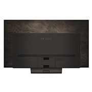 LG 55 Inch LG OLED evo C4 4K Smart TV AI Magic remote Dolby Vision webOS24 2024, Rear view of LG OLED evo TV, OLED C4, OLED55C46LA, thumbnail 8