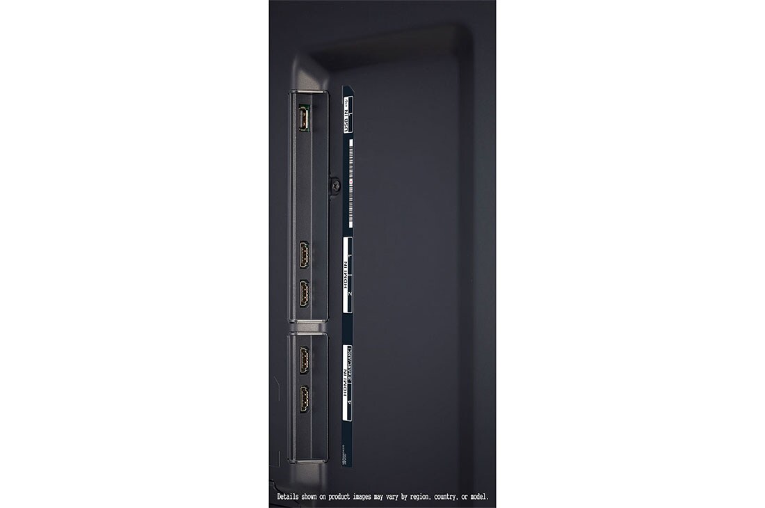 LG 86 Inch LG NanoCell NANO80 4K Smart TV AI Magic remote HDR10 webOS24 2024, ports view, 86NANO80T6A, thumbnail 14