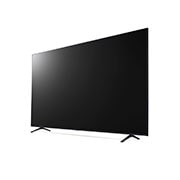 LG 86 Inch LG NanoCell NANO80 4K Smart TV AI Magic remote HDR10 webOS24 2024, Slightly-angled left-facing side view of LG QNED TV, QNED80, 86NANO80T6A, thumbnail 4