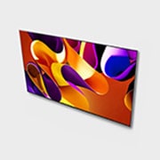 LG 65 Inch LG OLED evo G4 4K Smart TV AI Magic remote Dolby Vision webOS24 2024, Angled view of LG OLED evo TV, OLED G4 from above, OLED65G46LA, thumbnail 9